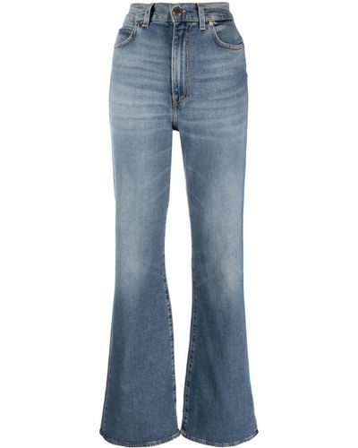 Pinko High-waist Wide-leg Jeans - Blue