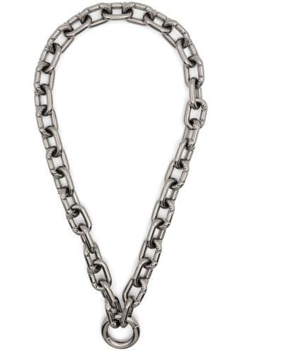 Random Identities Prince Albert chain necklace - Metálico