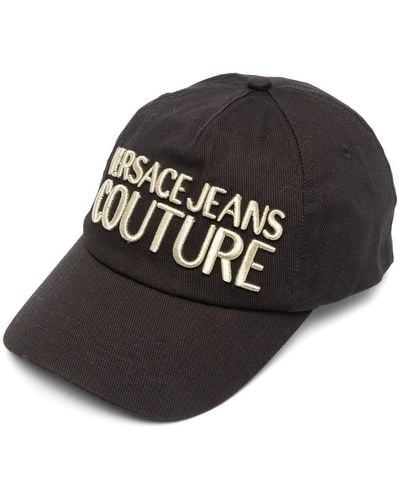 Versace Jeans Couture Logo-embroidered Cap - Black