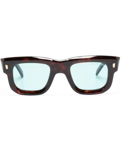 Cutler and Gross Tortoiseshell-effect Square-frame Sunglasses - Black