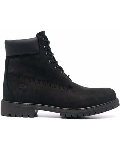 Timberland Lace-up Leather Boots - Black