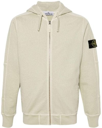 Stone Island Hoodie Met Compass-logopatch - Wit