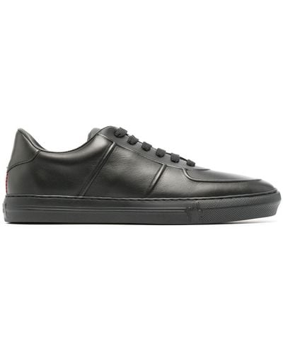 Moncler Neue York Low-top Leather Trainers - Grey