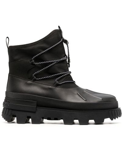 Moncler Mallard Lace-up Boots - Black