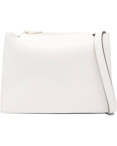 Furla Nuvola Leather Shoulder Bag - White