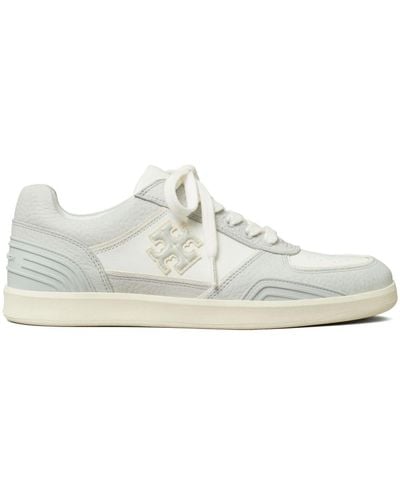 Tory Burch Clover Court Panelled Sneakers - White