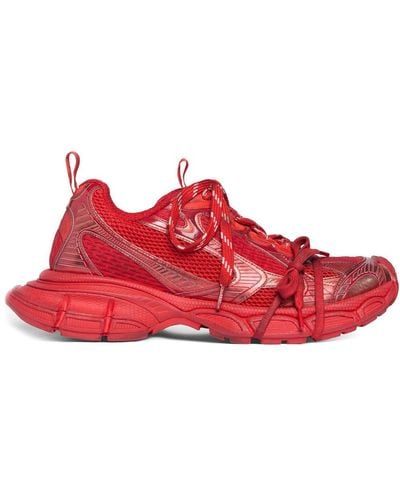 Balenciaga 3XL Sneakers mit Mesh-Einsatz - Rot