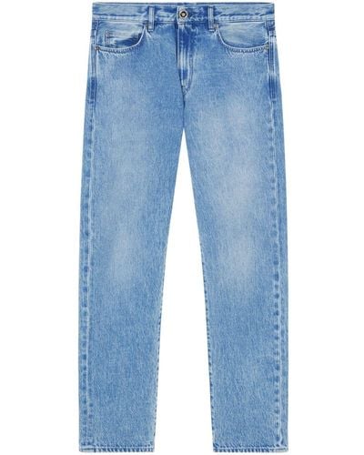 Versace Straight-leg Denim Pants - Blue