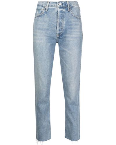 Citizens of Humanity Cropped Jeans - Blauw