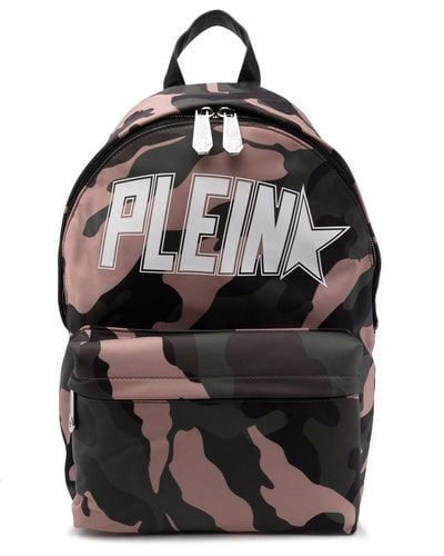 Philipp Plein Camouflage-print Backpack - Green