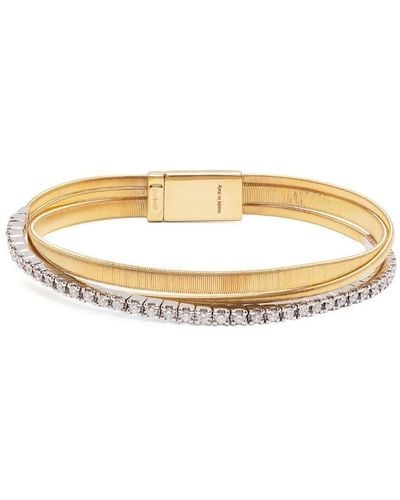 Marco Bicego 18kt Yellow Gold Masai Diamond Tennis Bracelet - Metallic