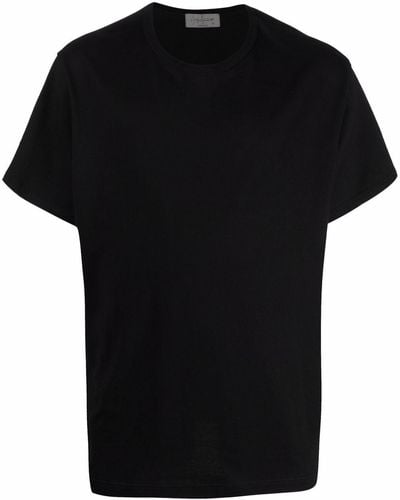 Yohji Yamamoto Oversize Cotton Short-sleeve T-shirt - Black