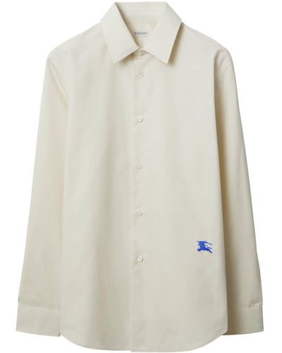 Burberry T-shirt EKD en coton - Blanc