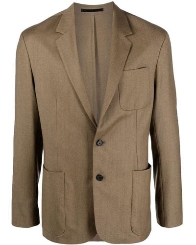 Paul Smith Single-breasted Wool-cashmere Blazer - Green