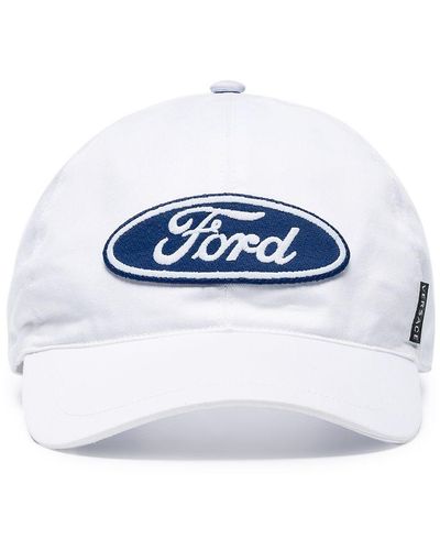 Versace X Ford Logo Print Baseball Cap - Blue