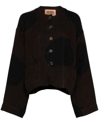 Uma Wang Kamila Linen Jacket - Black