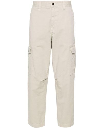 BOSS Mid-rise Cargo Trousers - Natural