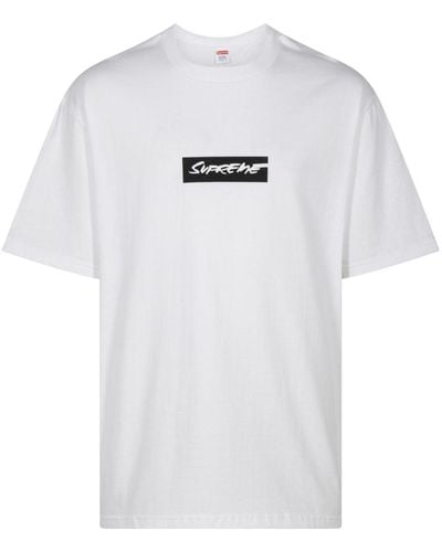 Supreme X Futura T-Shirt mit Box-Logo - Weiß