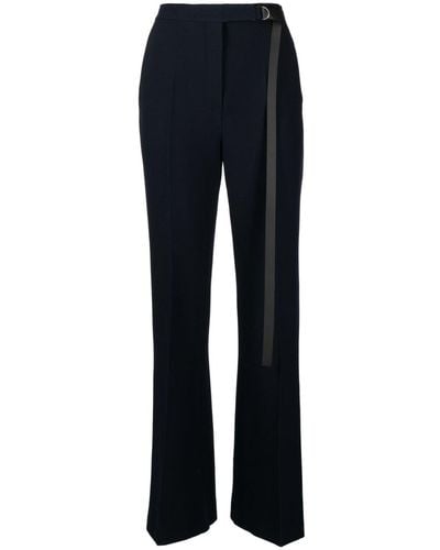 Fendi Pressed-crease Tailored Pants - Blue