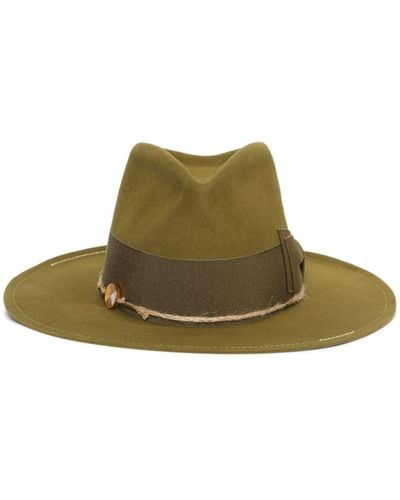 Nick Fouquet River Song Fedora Hat - Green