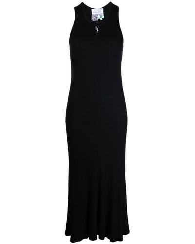 Natasha Zinko Bunny Sleeveless Midi Dress - Black