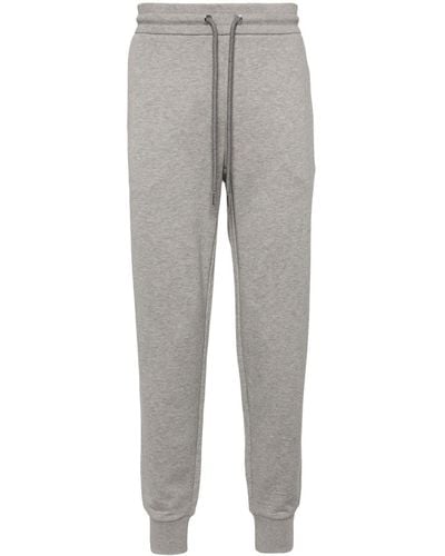 Moncler Mélange Cotton Track Trousers - Grey