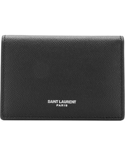 Saint Laurent Paris Bi-fold Cardholder - Black
