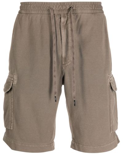 Circolo 1901 Drawstring Cotton Cargo Shorts - Grey
