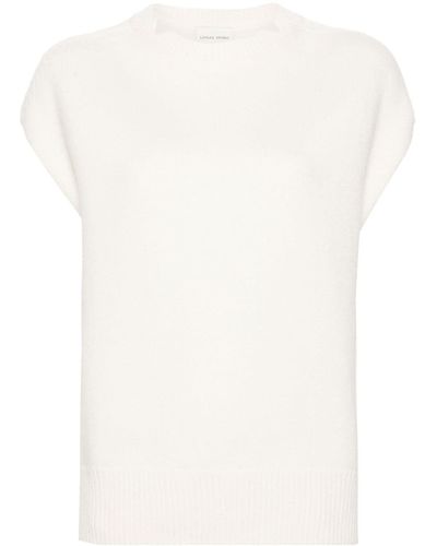 Loulou Studio Sagar Sleeveless Sweater - White