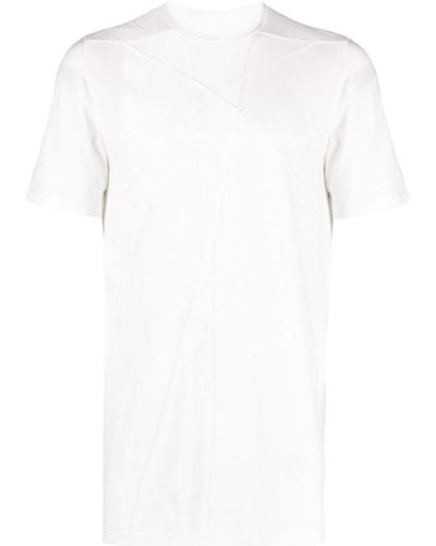 Rick Owens Camiseta con cuello redondo - Blanco