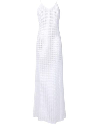 Amir Slama Open-knit Maxi Dress - White