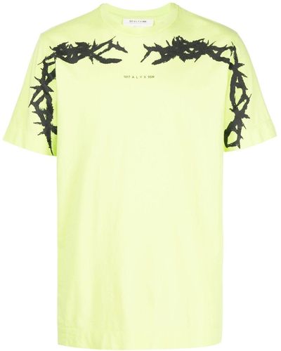 1017 ALYX 9SM Graphic-print T-shirt - Yellow