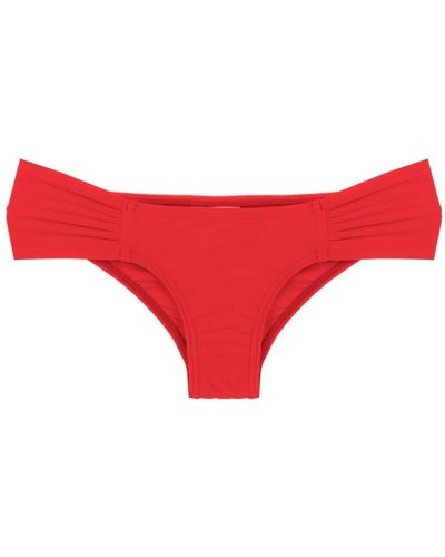 Amir Slama Bikinihöschen mit hohem Bund - Rot