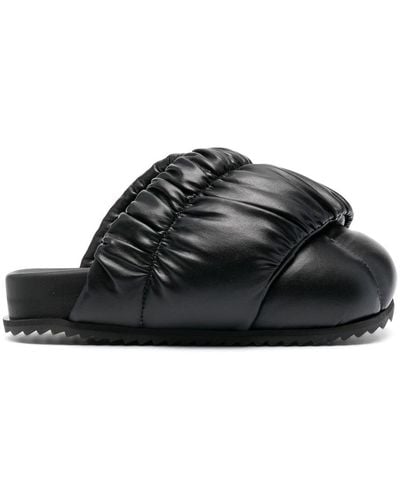 Yume Yume Tent Shirred-strap Sandals - Black