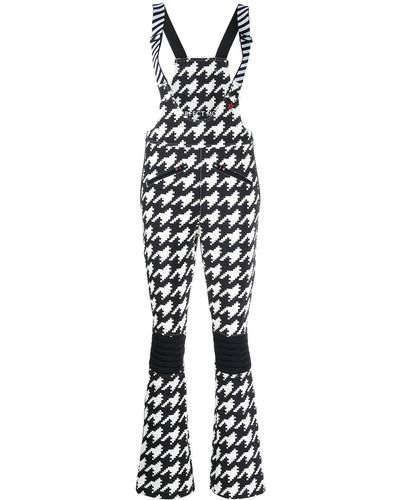 Perfect Moment Isola Houndstooth Pants - Black