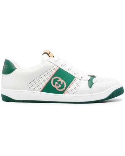 Gucci Sneakers mit GG-Motiv - Grün