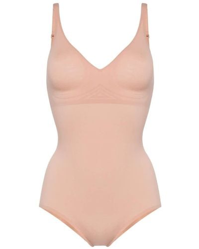 Wolford 3w Panelled Bodysuit - Pink