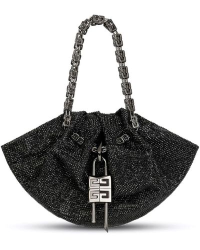 Givenchy Bolso Kenny mini con detalles de cristales - Negro
