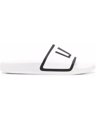 Liu Jo Kos 2 Logo-print Slides - White