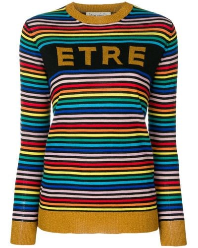 Être Cécile Striped Sweater - Multicolor