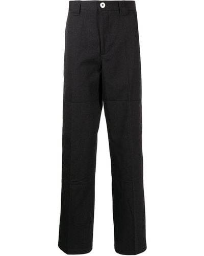 Lanvin Straight-leg Tailored Trousers - Black
