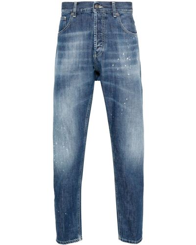 Dondup Dian Low-rise Carrot-fit Jeans - Blue