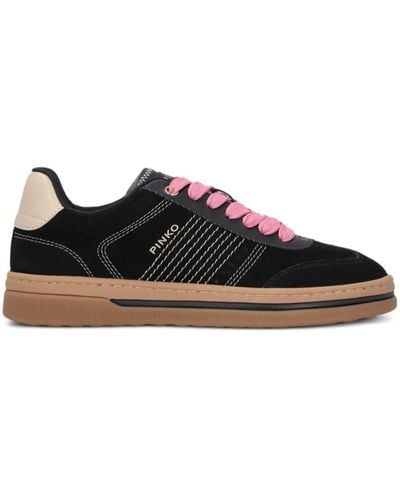 Pinko Mandy 03 Suede Trainers - Black