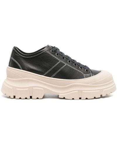 Sofie D'Hoore Feat Chunky Leather Sneakers - Black