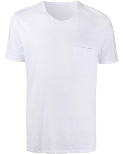Zadig & Voltaire Camiseta con efecto desgastado - Blanco