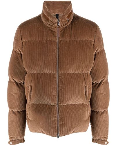 Moncler Besbre Corduroy Quilted Jacket - Brown