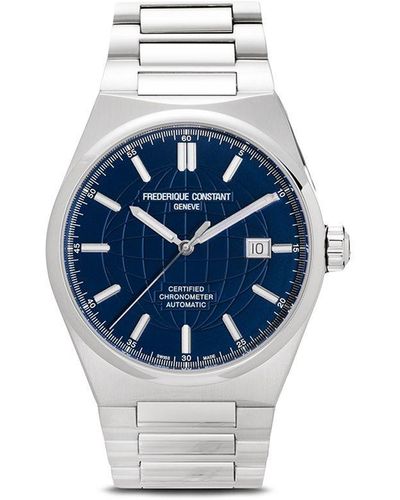 Frederique Constant Highlife Automatic Cosc 41mm Stainless Steel Watch - Metallic