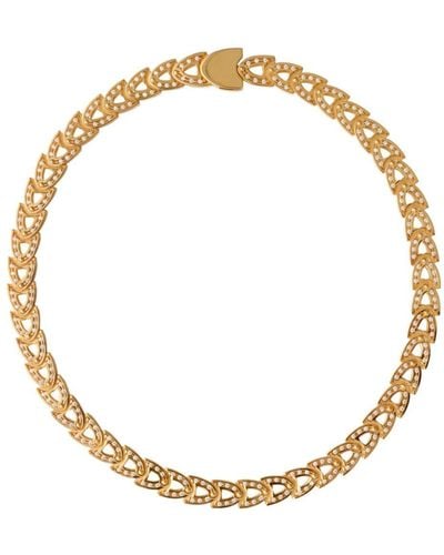 Burberry Shield Gold-plated Necklace - Metallic