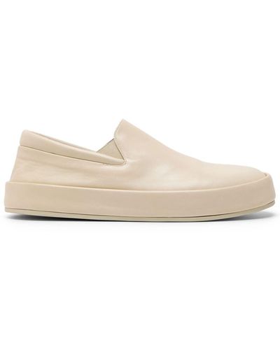 Marsèll Cassapelle Leather Sneakers - Natural
