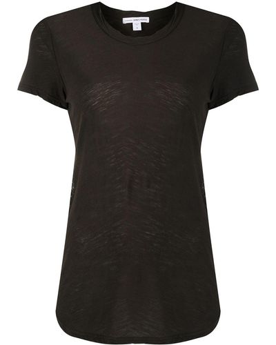 James Perse T-shirt à encolure ronde - Noir